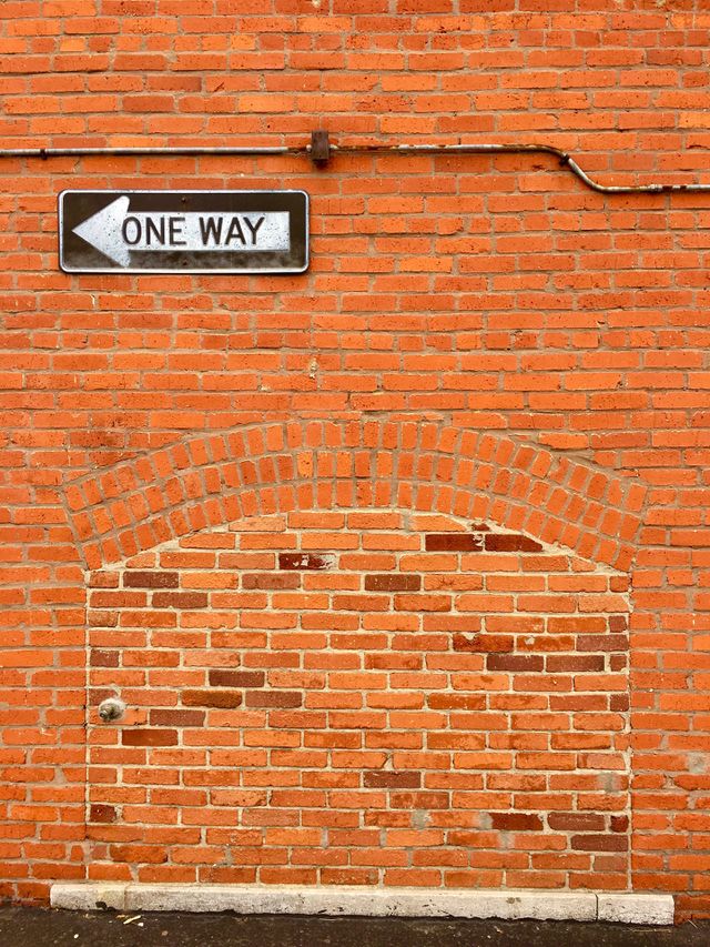 One way wall