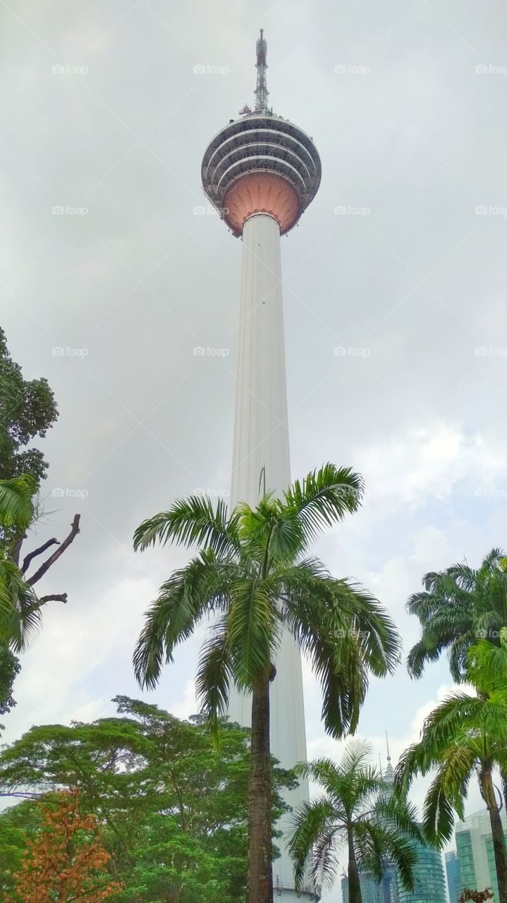 Looking the KL Tower from the bottom of it is absolutely astonishing and mesmerising...
