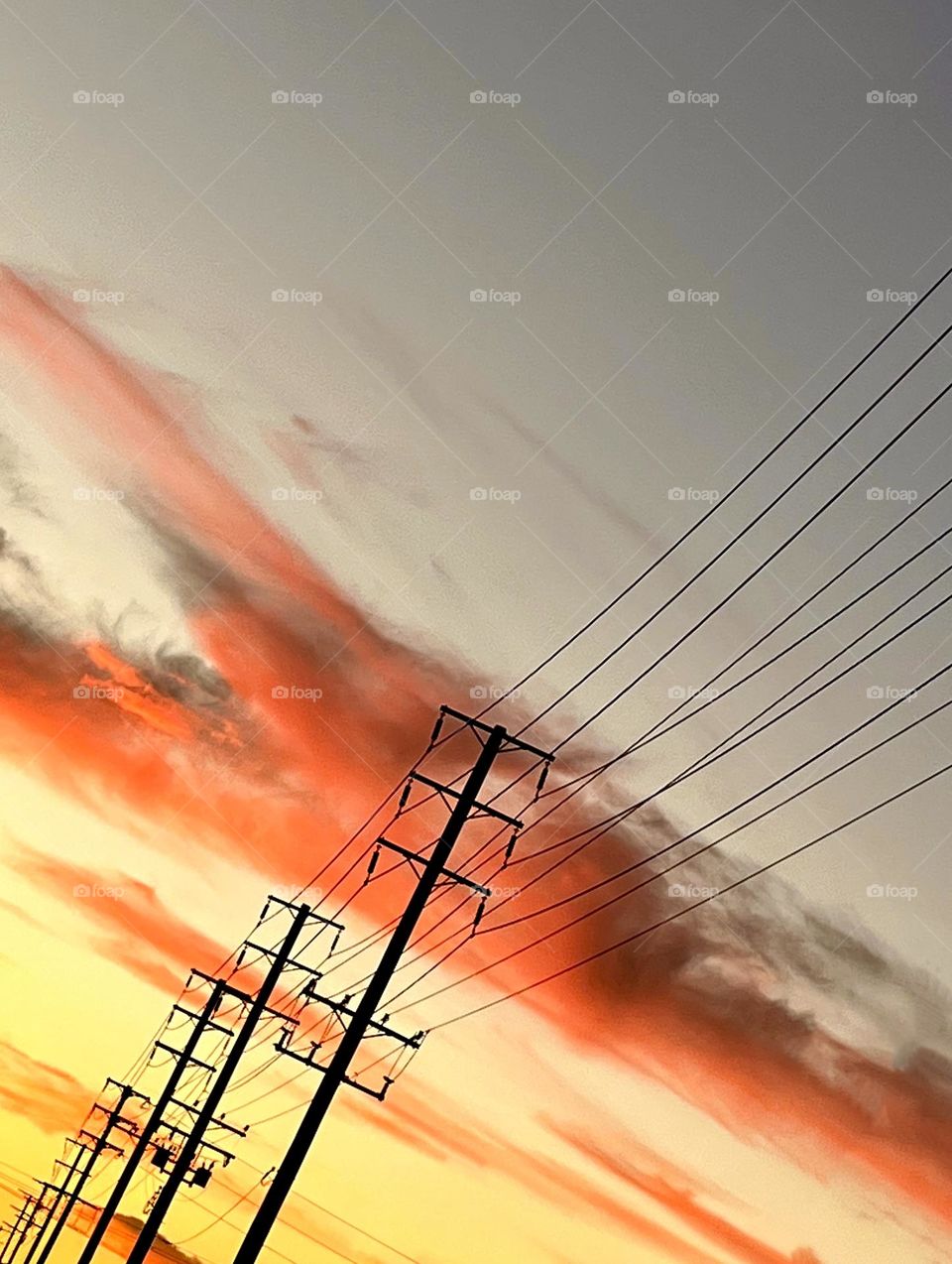 Pink Clouds at Sunset