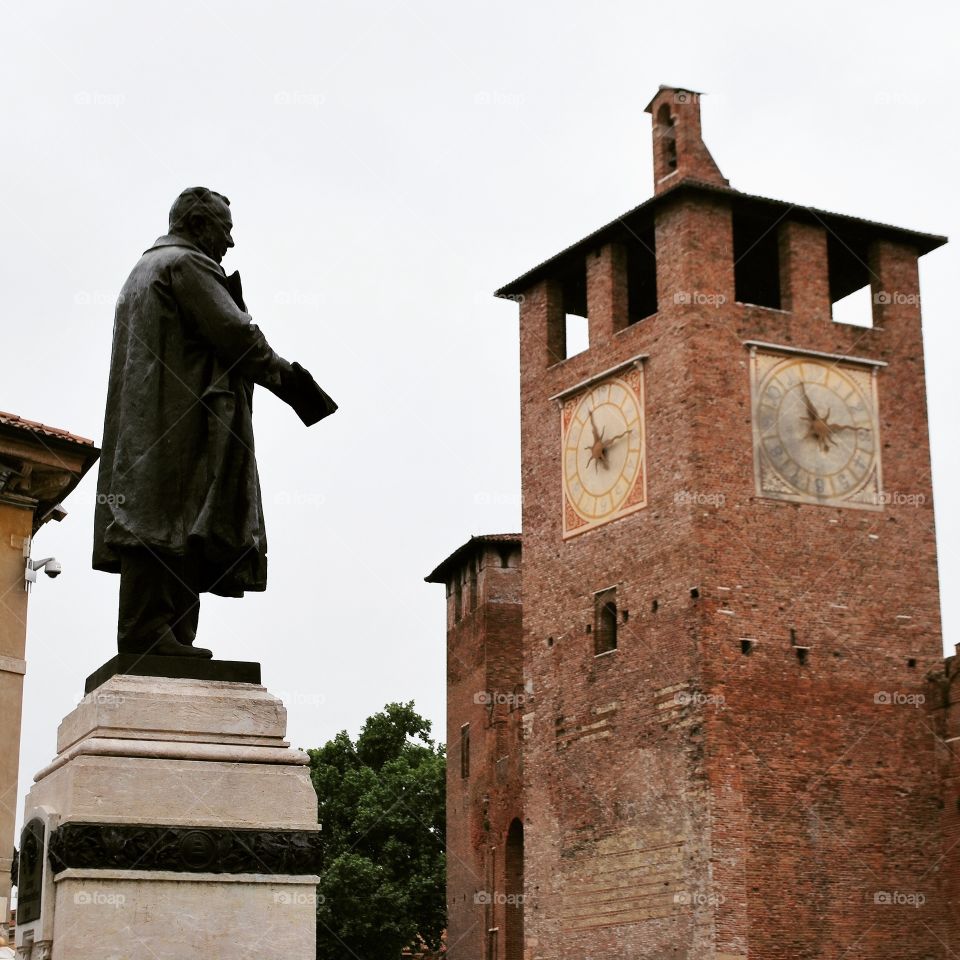 Manin and Castelvecchio - Verona, Veneto, Italy.