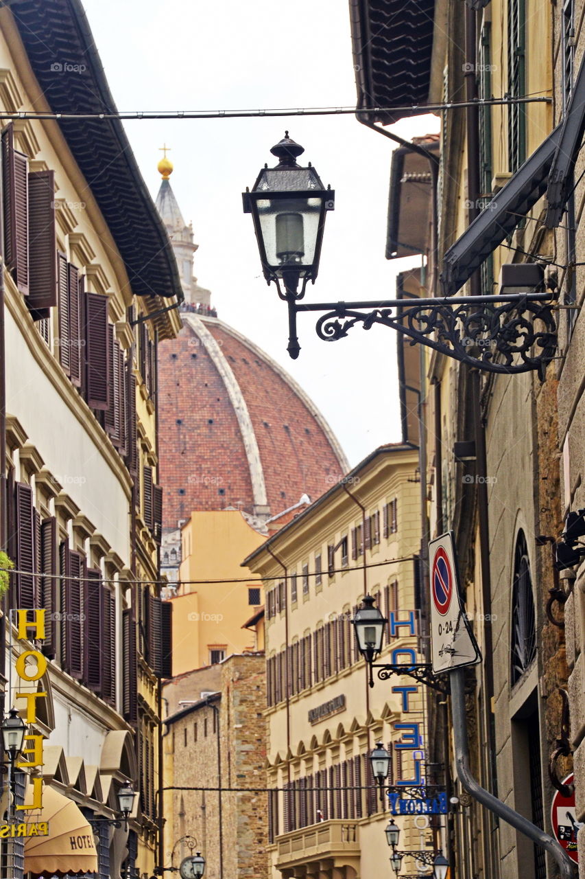 lamppost in the street