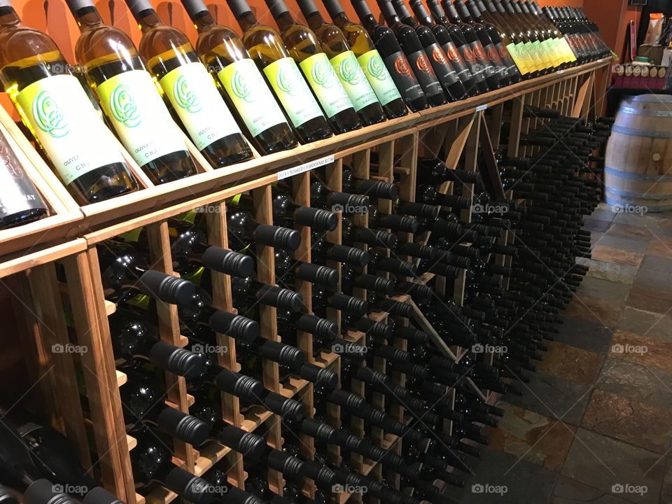 Rack of wine 