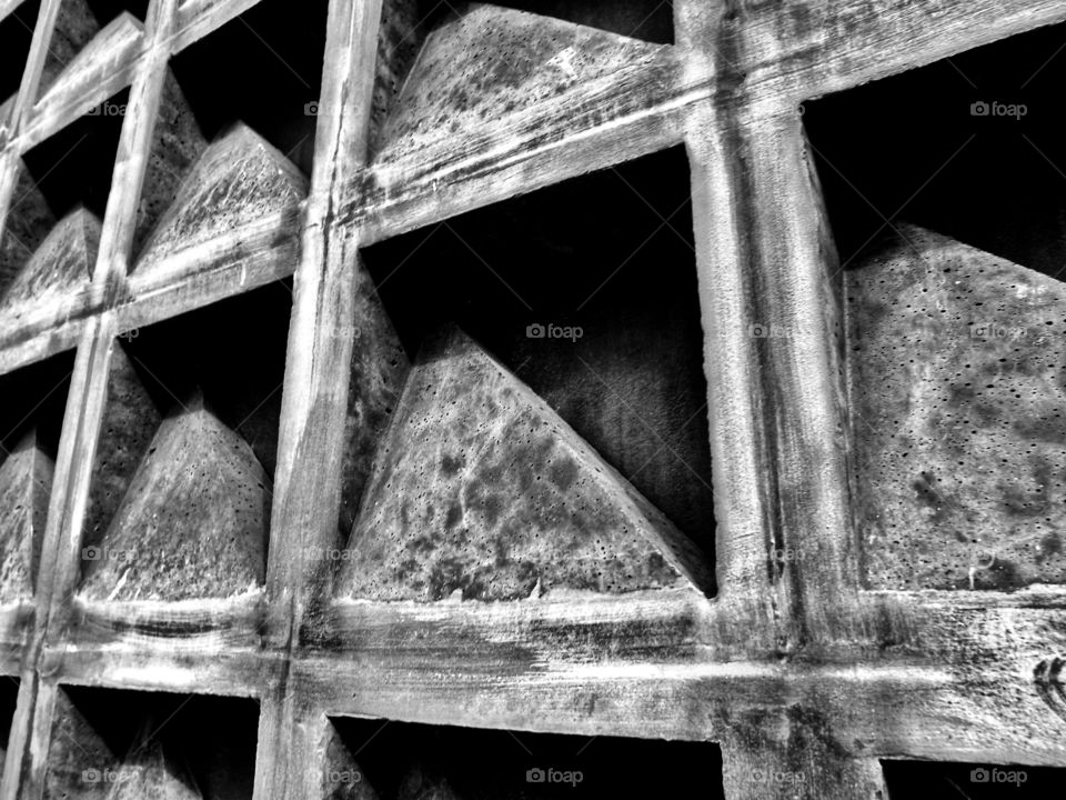 Building wall architecture detail