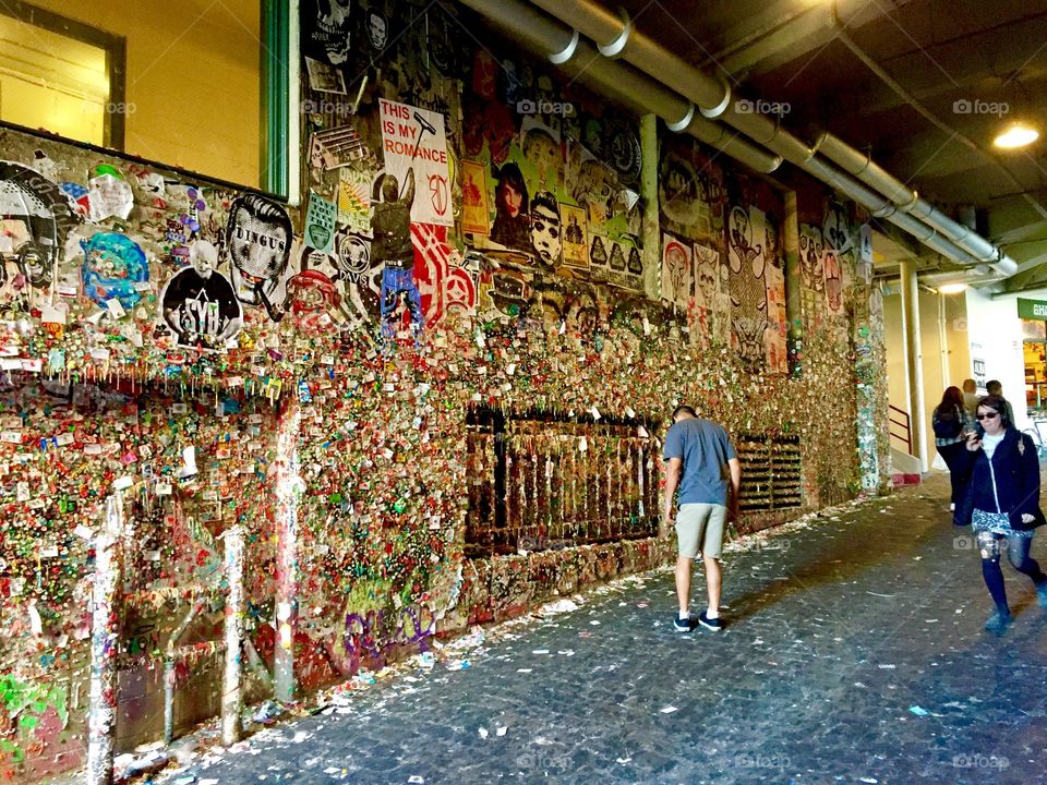 Gum Wall - Post Alley, Seattle 
