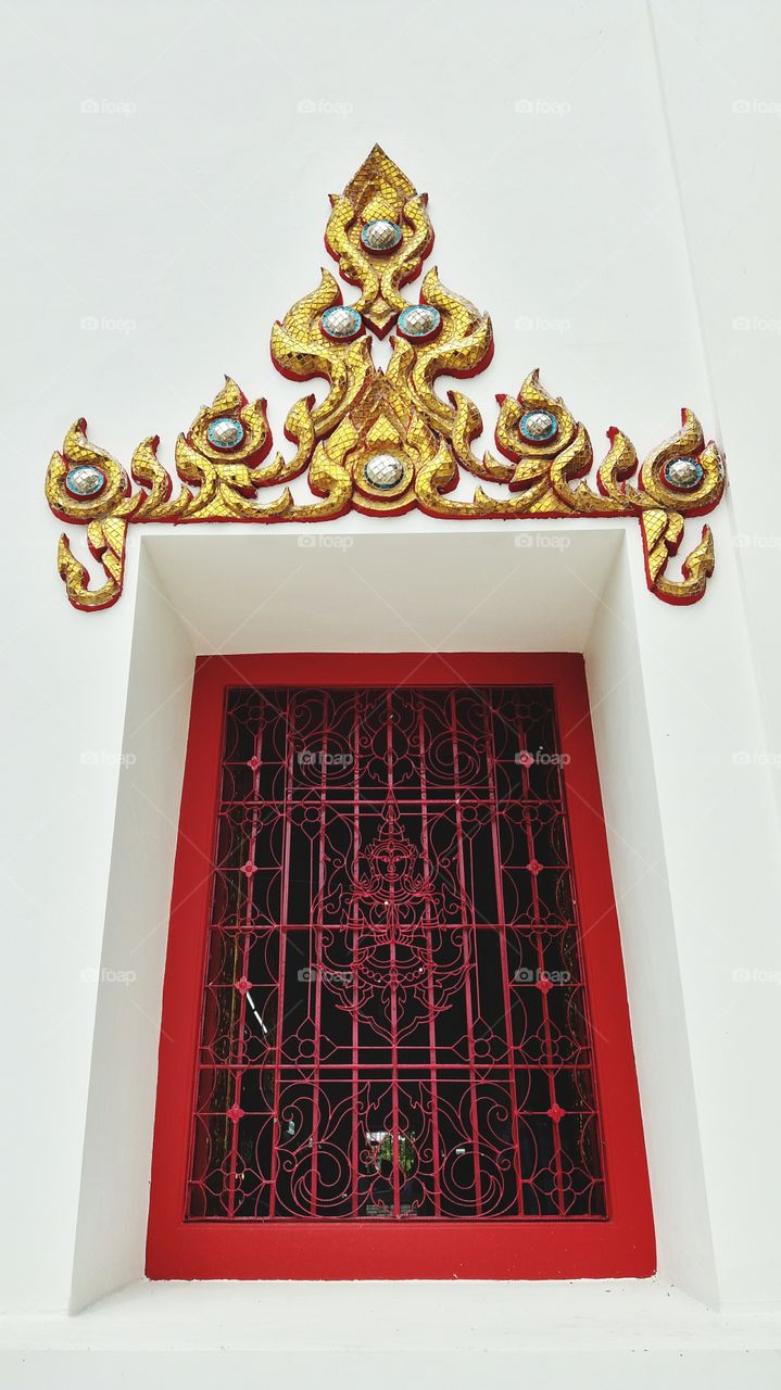 The window of cathedral