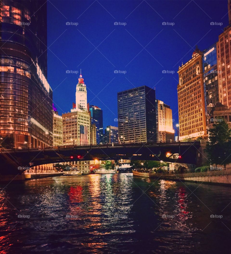 4th of July Chicago river 