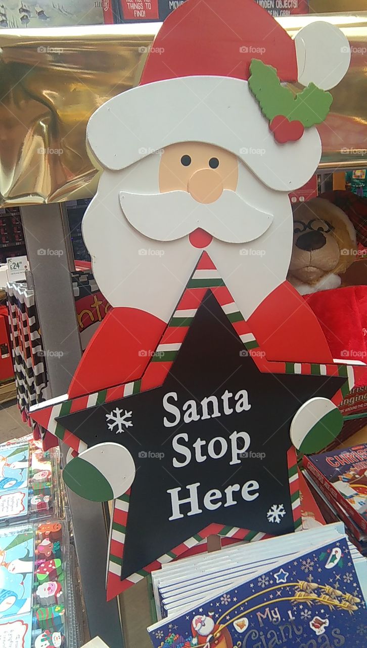 Santa please stop here!