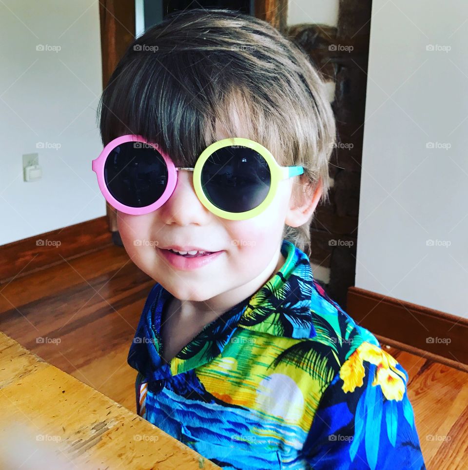 Cool little dude in glasses 