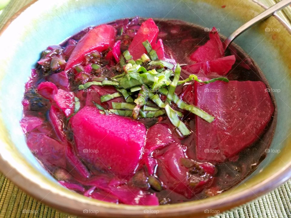 Red beat soup