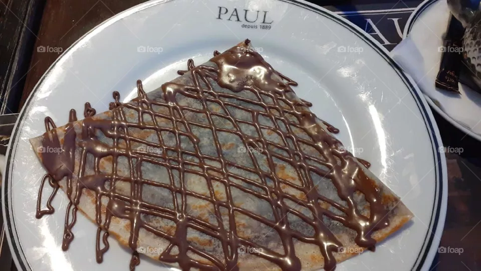 crèpe au chocolate