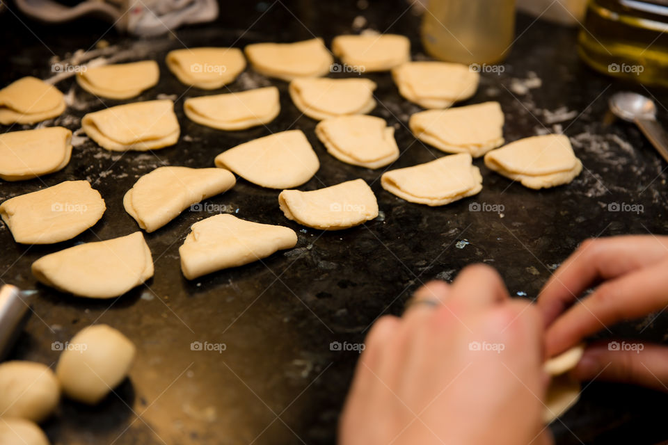 Preparation of steamed buns