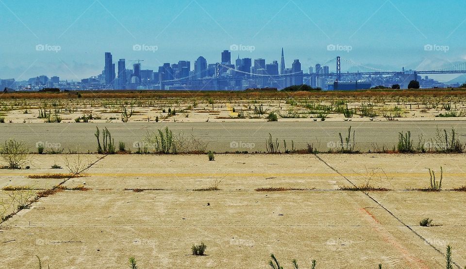 San Francisco Skyline. San Francisco As Seen From The East Bay
