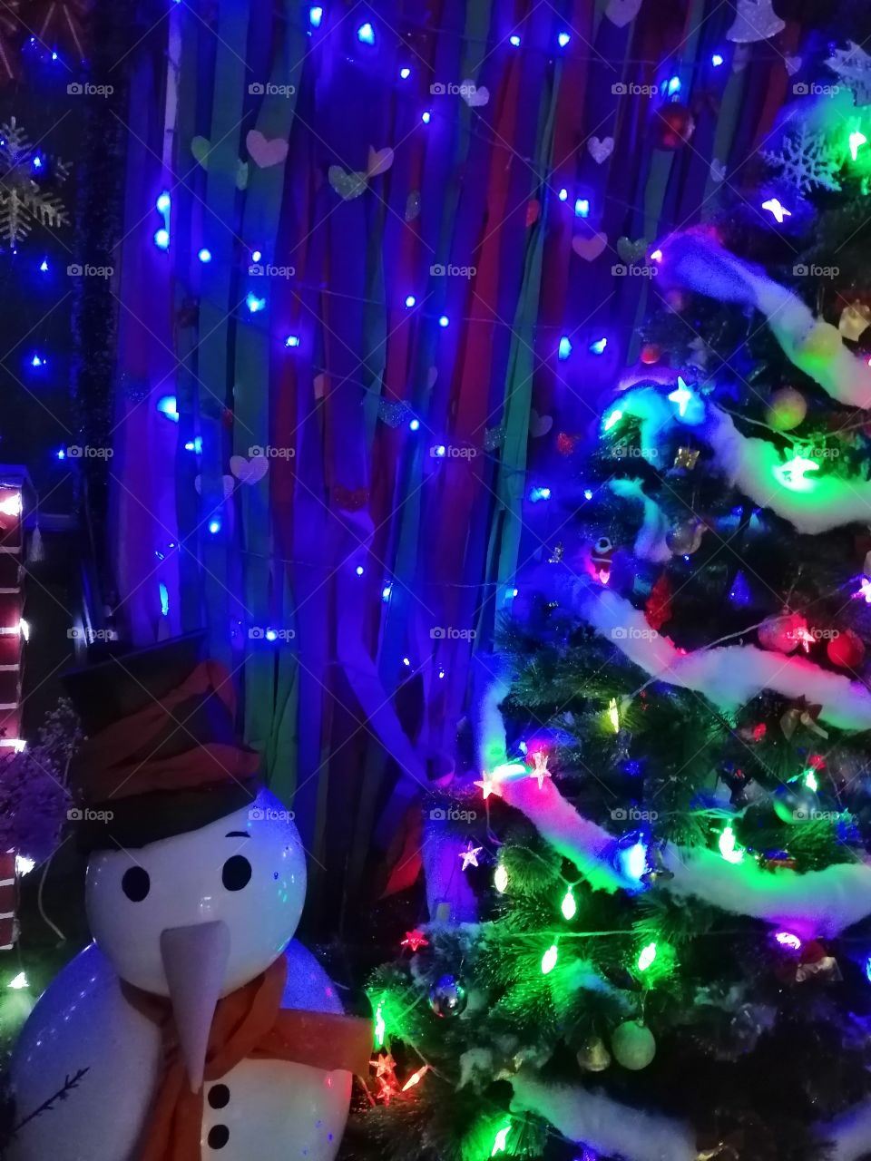 Throwback pic Last year. Christmas corner in our ward