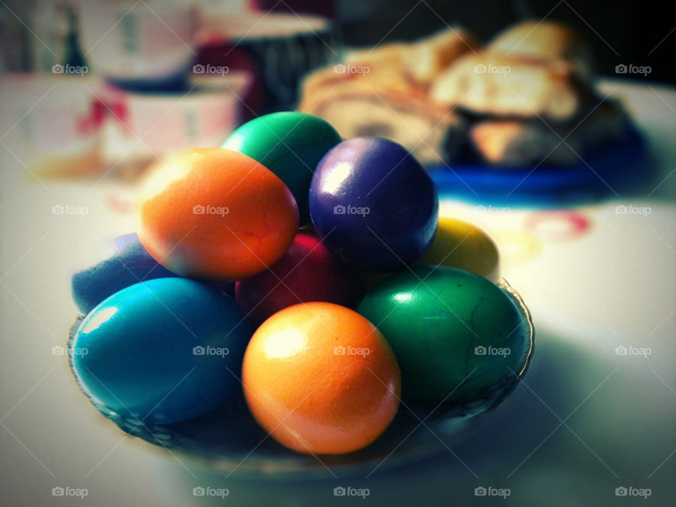colors easter colorful eggs by himan83gr