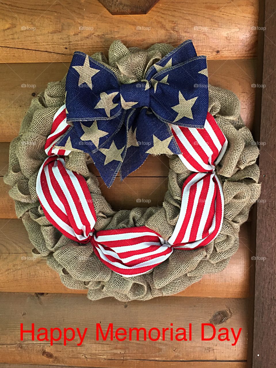 Happy  Memorial Day wreath