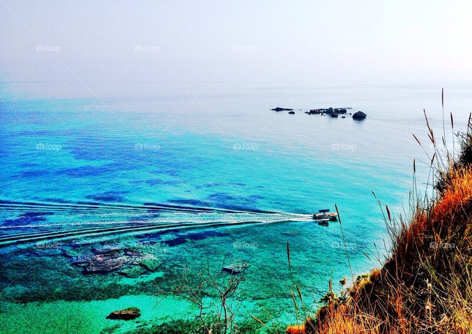 Boat on the sea