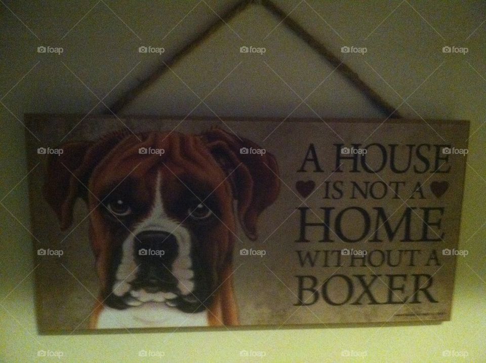 Boxer sign