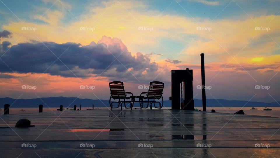 Lake Tahoe sunset