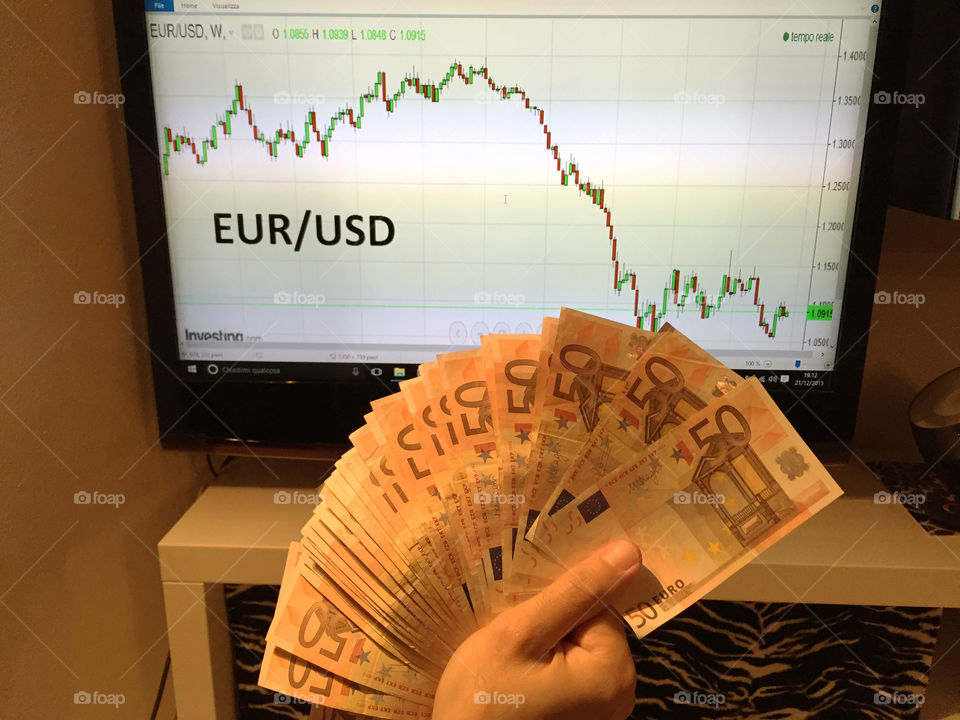 Trading time with a lot of euros