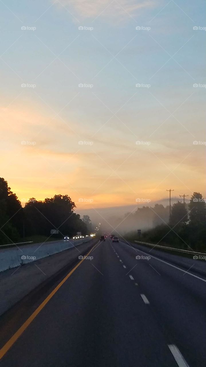 if there is any such thing as a beautiful foggy morning this would be it