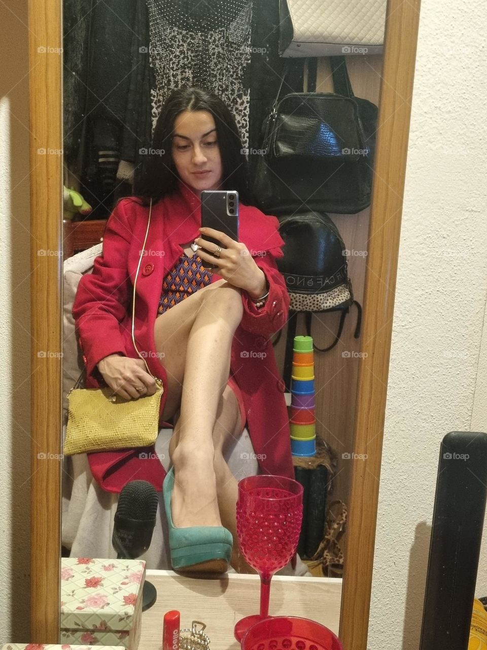 A toast to colors with clothes