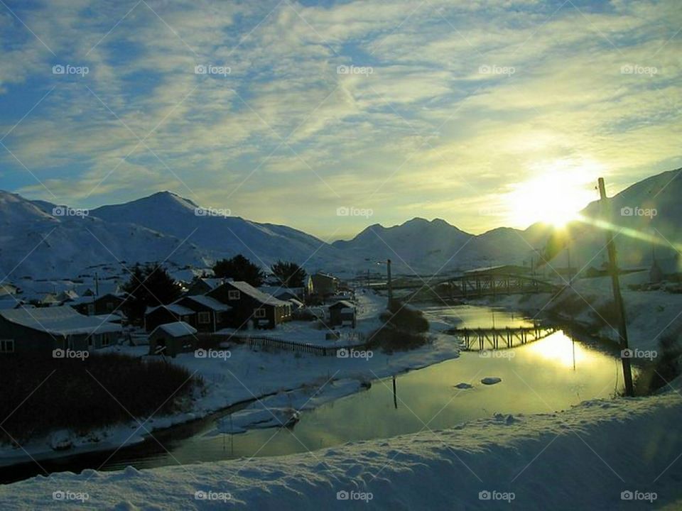 Sunrise in Unalaska