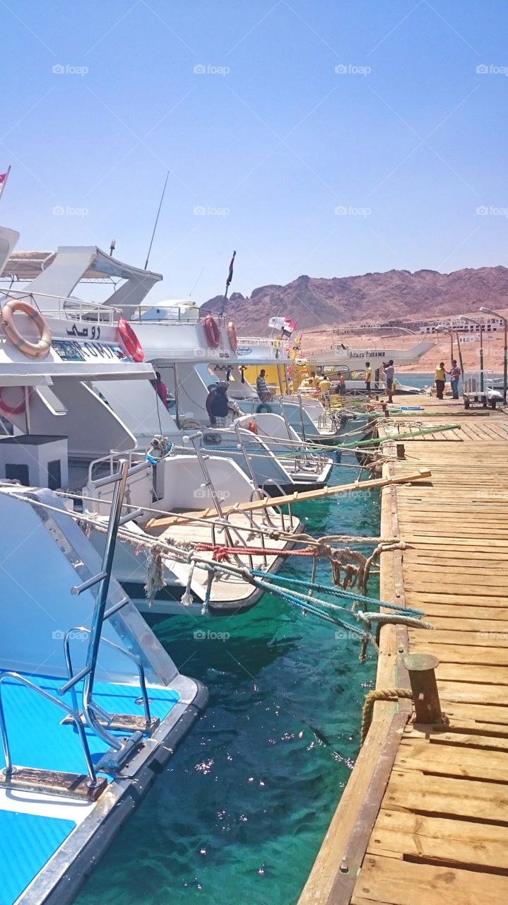 Boats in Dahab