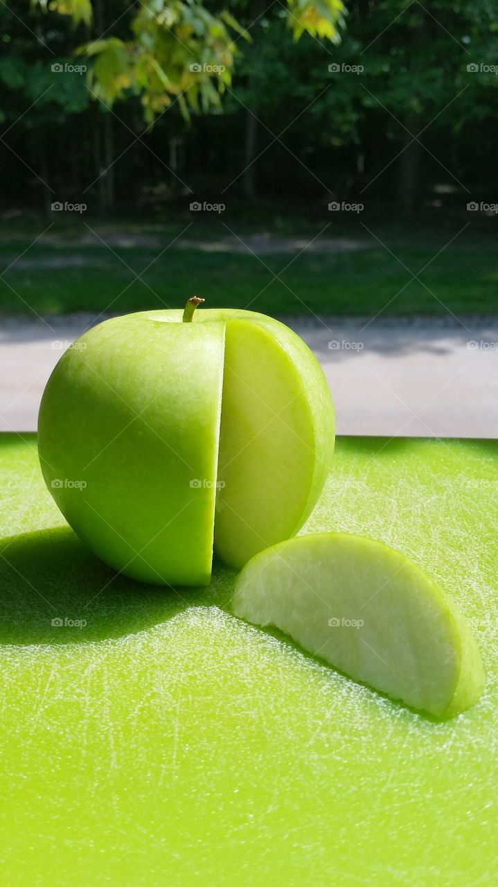 Green Apple Slice
