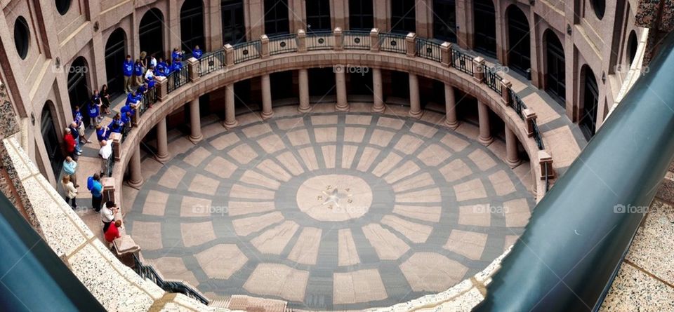 Texas Capitol-outside rotunda