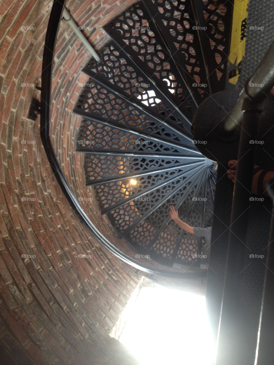 My sister took this inside a lighthouse 