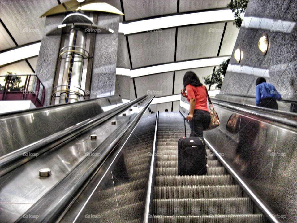 Looking Up. Airport Transfer