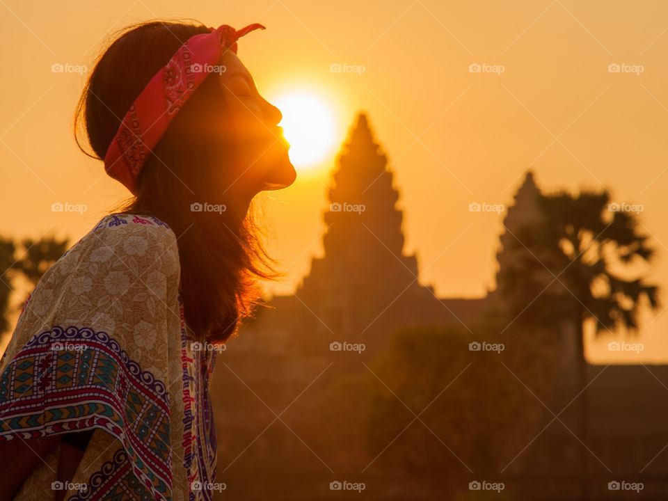 Kissing the sunrise at Angkor Wat