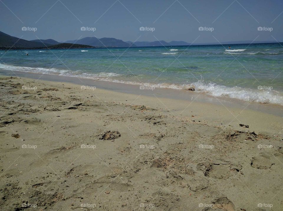 Greece summer beach