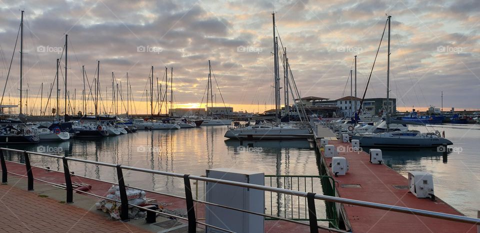 Puerto Arenys de Mar Catalunya ( España)