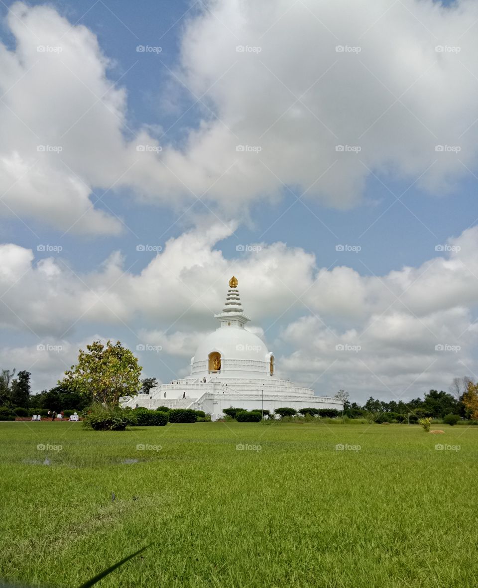 World Peace Pagoda at Lumbini Sanskritik