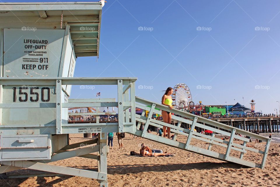 Life guard on duty