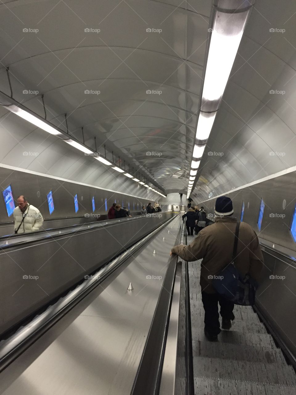 Metro station in Madrid