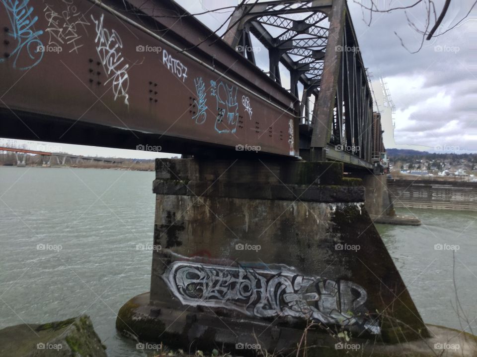Bridge for the Train between Abbotsford and Mission 