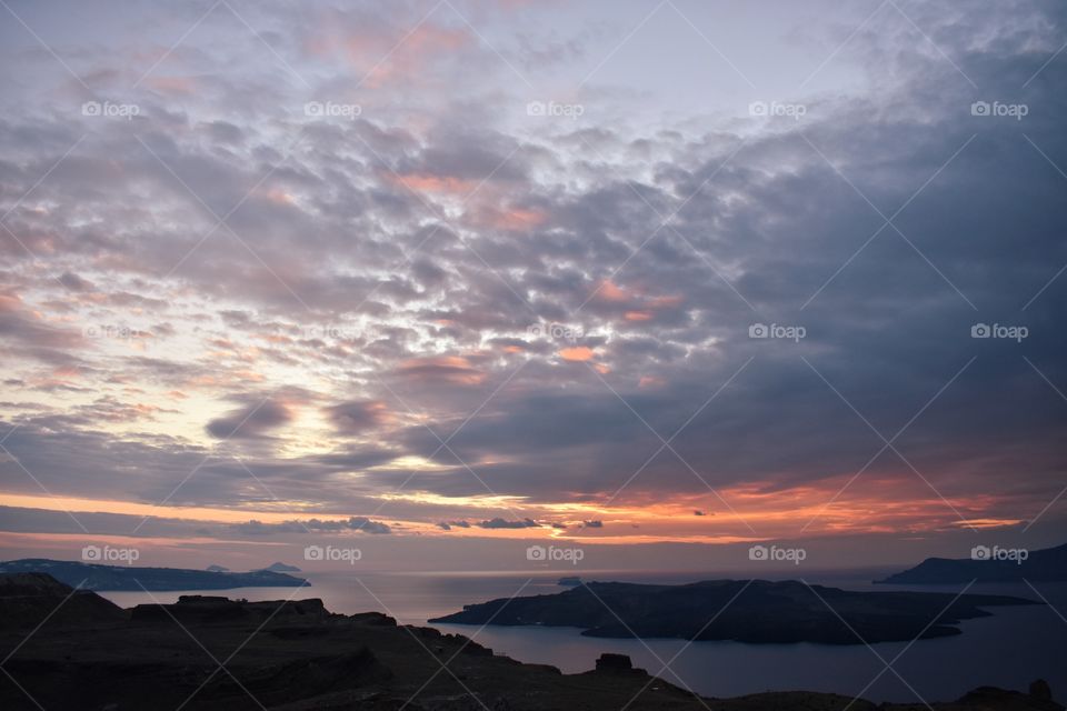 Sunset in Santorini