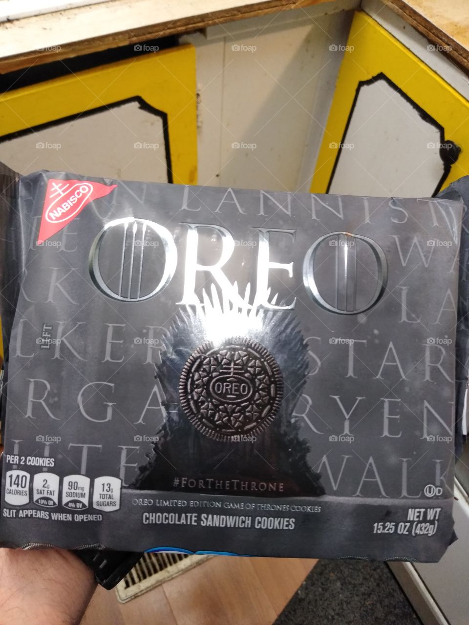 Game of thrones Oreo's limited edition
