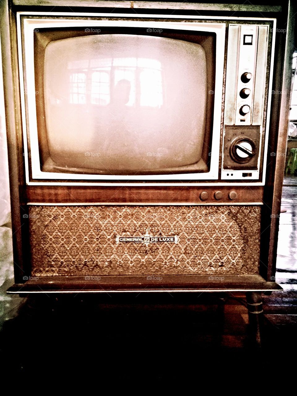 television in old style