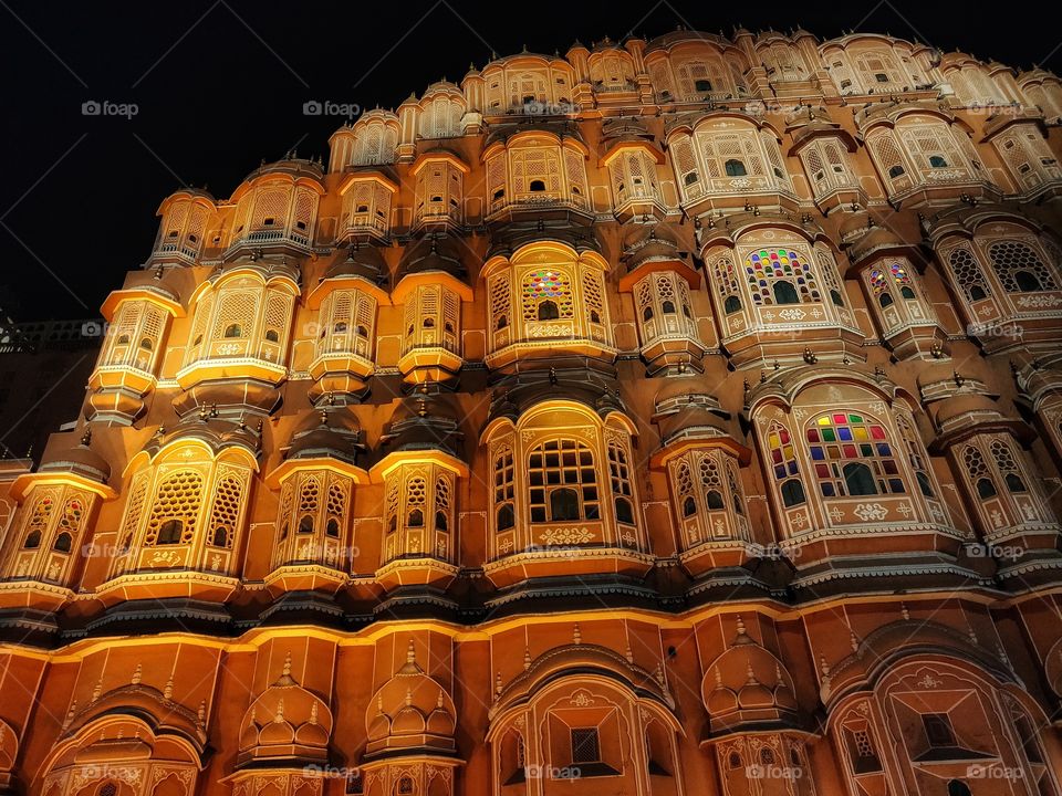 orange colour stories
Hawamahal-palace located in rajsthan
made up of sandstones which are orange colour and lighting which gives palace a beautiful look at the evening time