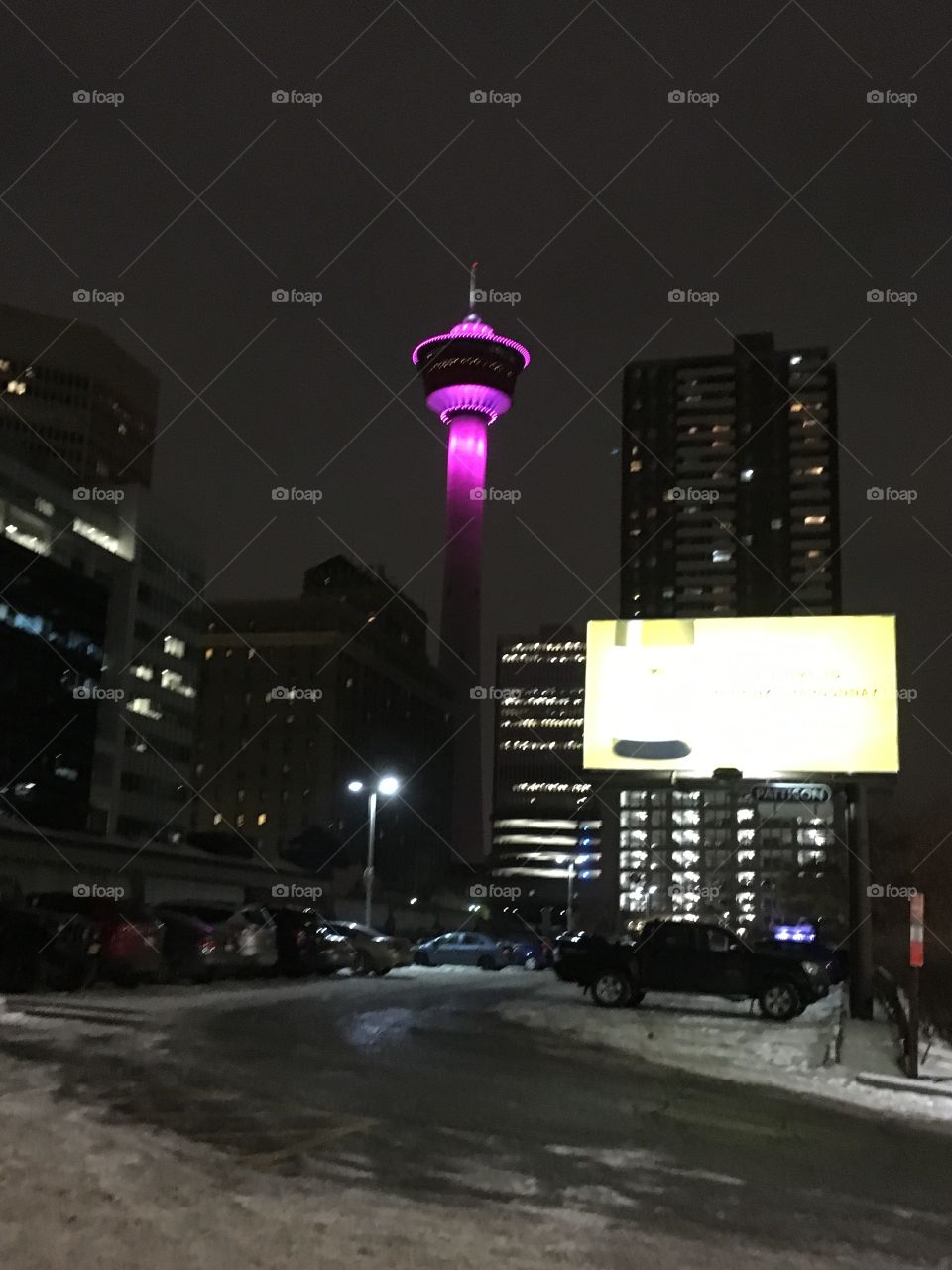 Calgary downtown view