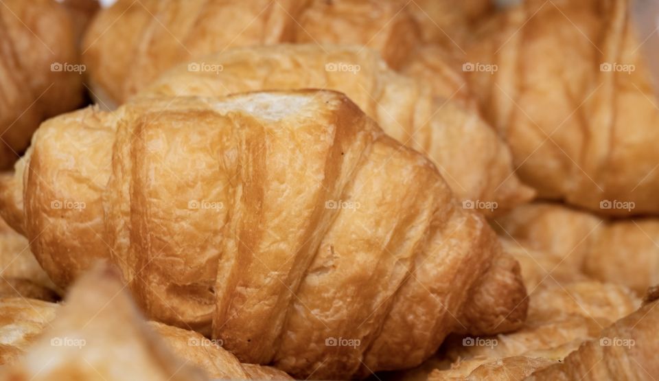 Texture of Delicious Croissant