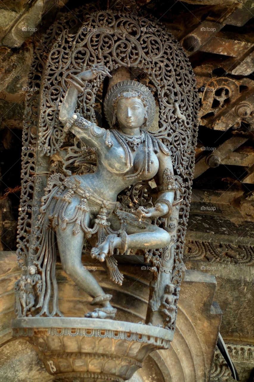 Fine art - Hoysala - Sculpture  - Apsara