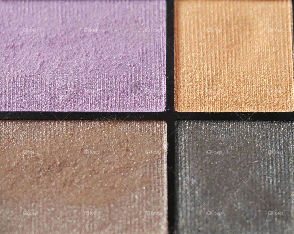 Closeup of eyeshadow