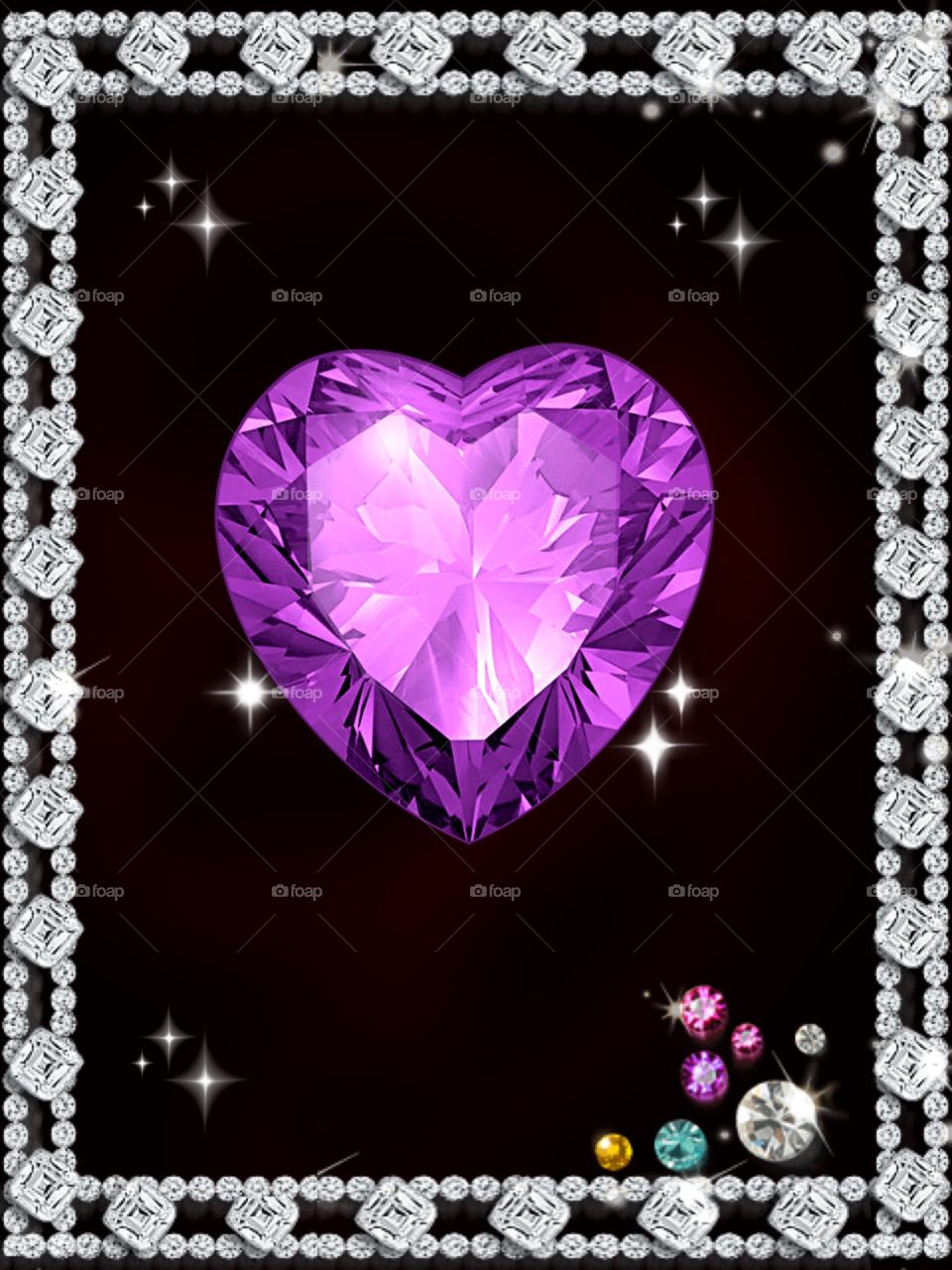 Lavender heart
