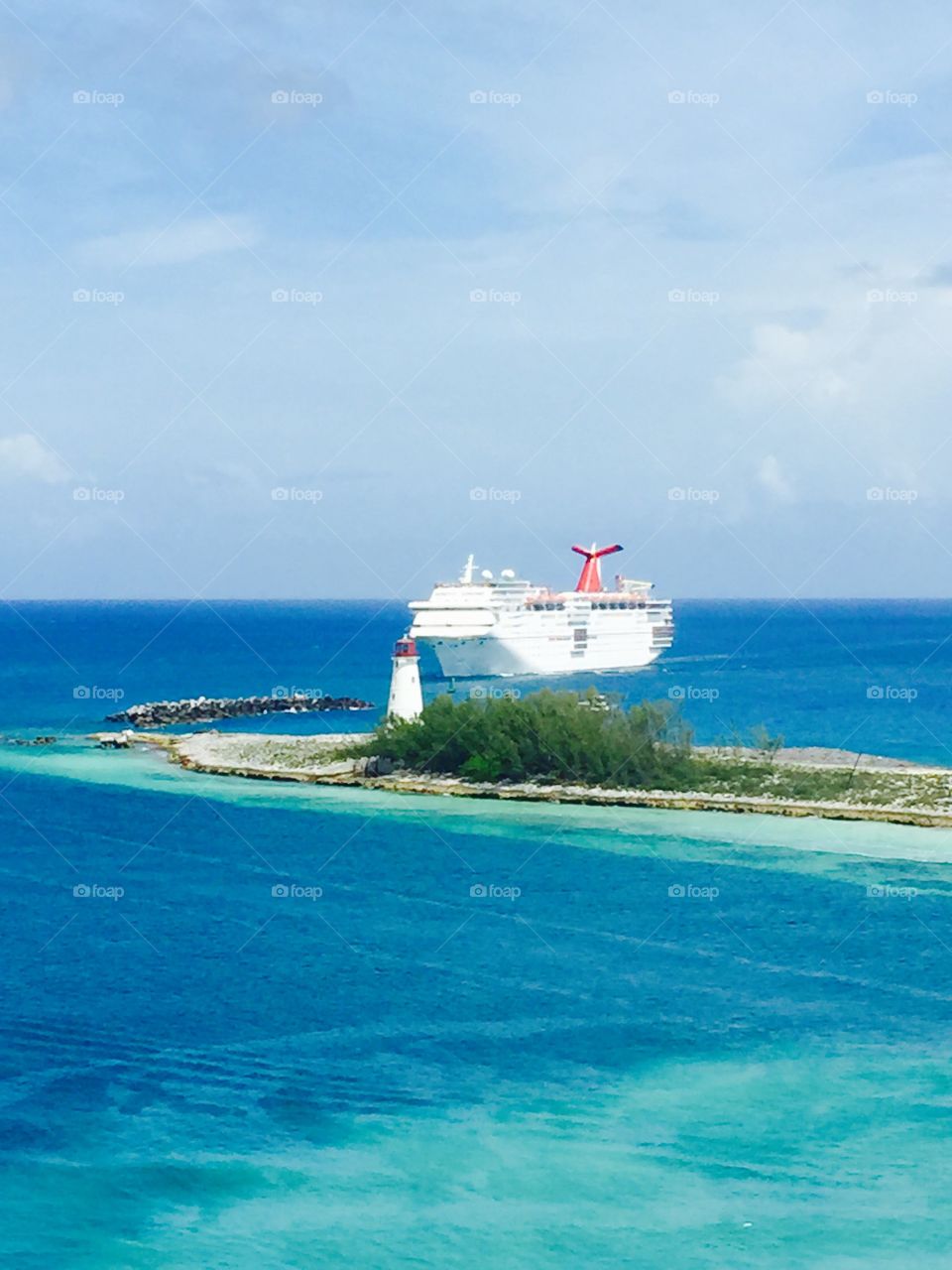 Entrando a las Bahamas 