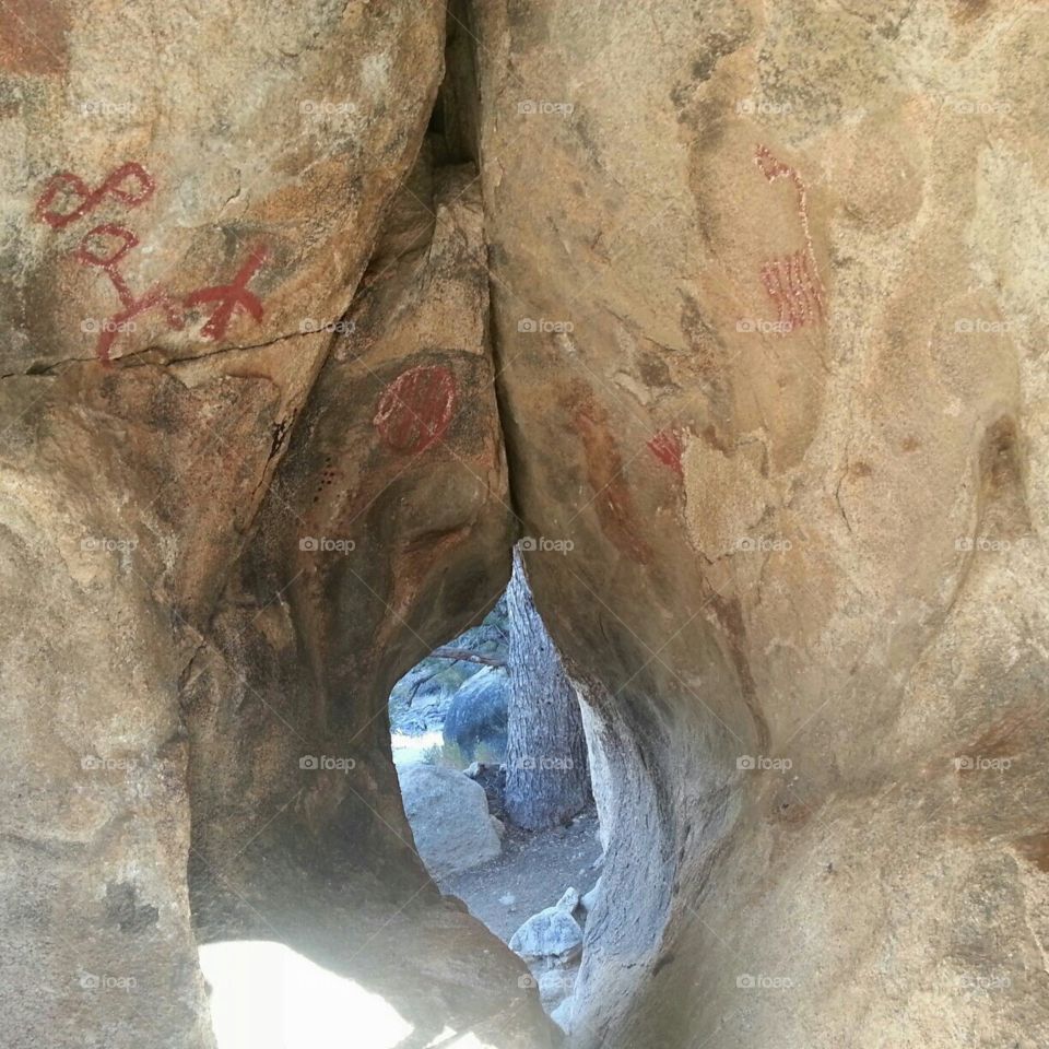 Petroglyph in Joshua Tree National Park