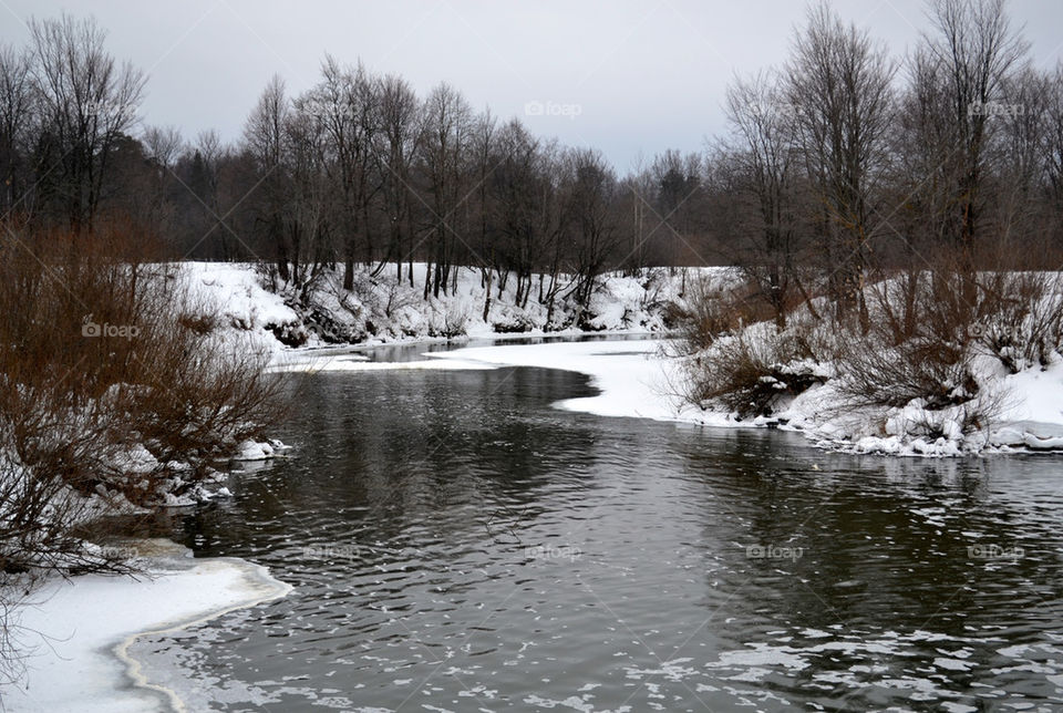 Winter river